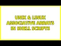 Unix Linux Associative Arrays in Shell Scripts 3 Solutions