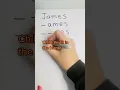 Name Writing Activity
