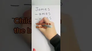 Name Writing Activity