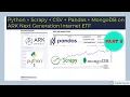 Python Scrapy ARKW Part 2 Download ARKW fund holdings CSV file and insert to MongoDB