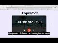 Build a Stunning Stopwatch with HTML CSS and JavaScript Step-by-Step Tutorial