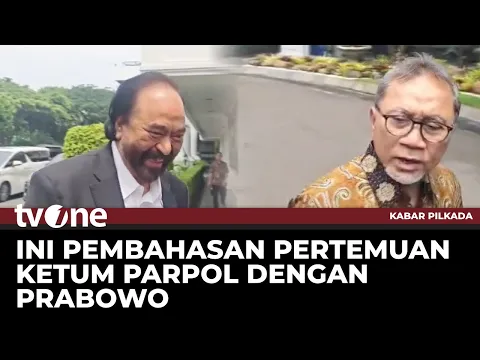 Surya Paloh-Zulhas Merapat ke Istana Penuhi Undangan Prabowo |