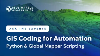 GIS coding for automation Python Global Mapper Scripting