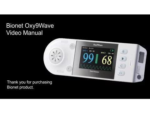 Bionet Oxy9Wave Video Manual