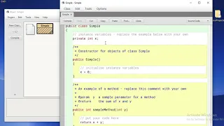 Getting Started with Java in BlueJ