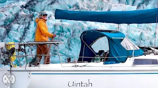 Surrounded by GLACIERS! Our Tiny Boat in the Heart of Alaska