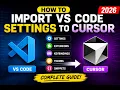 How to Import VS Code Settings to Cursor in 2026 Complete Guide
