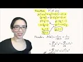Solving recursions using generating functions