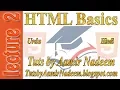 Lecture 2 HTML Basic Structure Urdu and Hindi Tuts by Aamir Nadeem