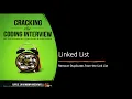 Cracking the Coding Interview Solutions Linked List Remove Duplicates in Link List