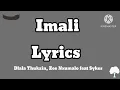 Dlala Thukzin, Zee Nxumalo feat Sykes - Mali lyrics (De invisible hat lyrics)