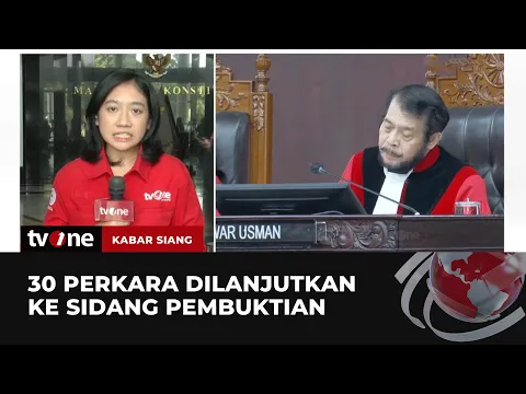 MK akan Putuskan Nasib 207 Perkara PHPU Hari Ini dan Besok