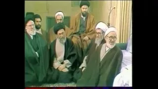 جلسه تاریخی سپردن وصی تنامه امام به آستان قدس و خبرگان 19 آذر 1366  جلسه تاریخی سپردن وصی تنامه امام به آستان قدس و خبرگان 19 آذر 1366