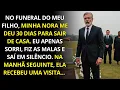 Ela me expulsou do funeral do meu filho… mas foi o arrependimento que a fez voltar ao cemitério.