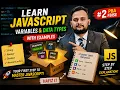 Learn JavaScript Variables Data Types with Examples FBISE PBA Step by step