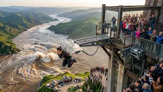 The rush of free fall hit me harder than expected+:Asmr Bungee Jumping