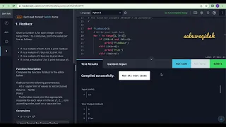 Hackerrank FizzBuzz Solution with Python
