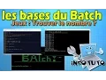 Les Bases du Batch - script bat