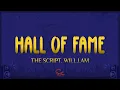 Download Lagu The Script - Hall Of Fame (Lyrics) Ft. will.i.am