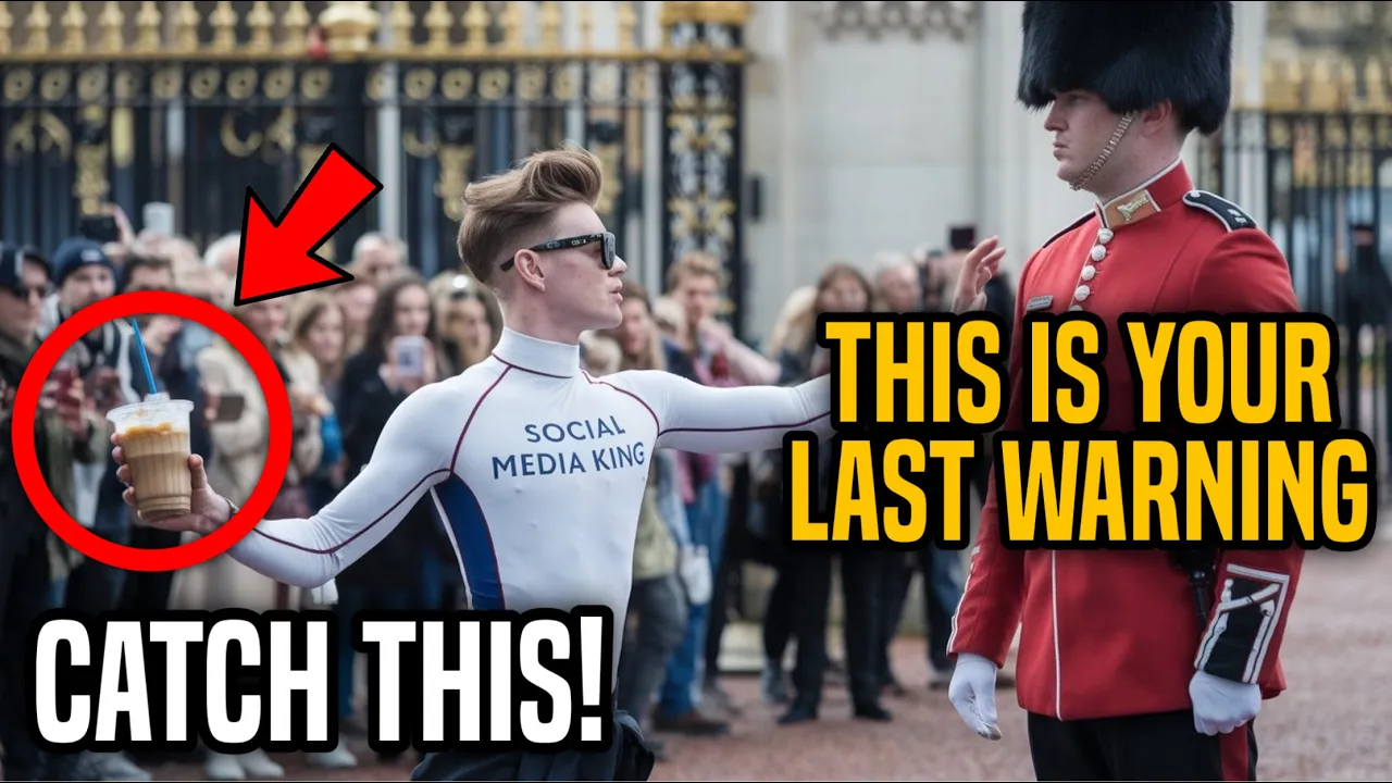 Outline Video A Tourist Threw Coffee at a Royal Guard and Thought It Was Just a Prank—But He Didn’t Expect This