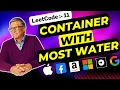 Container With Most Water LeetCode 11 Medium