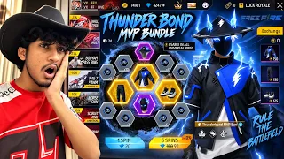Thunderborn Ring Event - First Spin Trick 🤯| Thunder Mvp Bundle Ring Event | Free Fire Ring Event