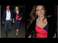 Liz Hurley goes braless in eye-popping frock after recreating THAT iconic safety pin gown