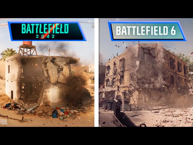 Battlefield 6 vs Battlefield 2042 | Destruction &amp; Physics Comparison | PC Ultra RTX 5090