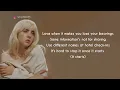 Billie Eilish - Billie Bossa Nova (Acoustic)  Lyrics