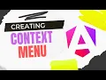 Angular PrimeNg - Context Menu