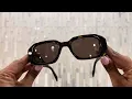 Prada PR 17WS 2AU8C1 Tortoise Plastic Rectangle Sunglasses Brown Lens Review