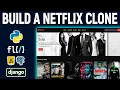 Build a Full-Stack Netflix Clone Python Django JavaScript PostgreSQL Full Course 2023