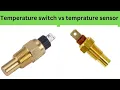 Two wire temperature sensor vs single wire temperature switch difference and working principles
