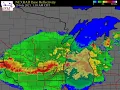 Radar Timelapse from the Wisconsin Derecho