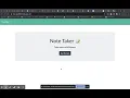 Note Taker App Apr 10 2021 10 21 PM