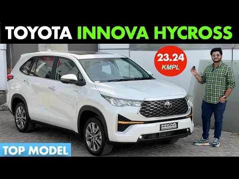 Innova Hycross Top Model 2023 - Better than XUV700? Walkaround, On Road Price | Innova Hycross 2023