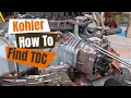 Kohler Engine V-Twin Courage 7000 How to Find Top Dead Center Compression Stroke