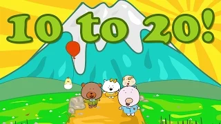 Number Song 10 20 Counting From 10 20 The Singing Walrus 