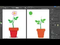 Flower Pot Adobe Illustrator Tutorial
