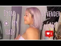 DYING MY HAIR VIOLET GREY ION BRILLIANCE SILVER LAVENDER