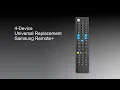 44235 GE Universal Replacement Samsung Remote - Overview
