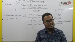 HSC - ICT Chapter 5 Programming language for while do-while loop conversion