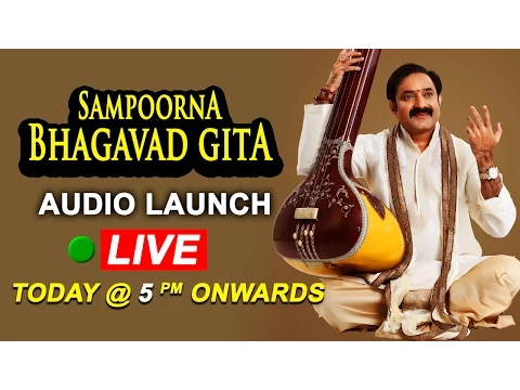 Download MP3 Gangadhara Sastry's Sampoorna Bhagavad Gita Audio Launch LIVE