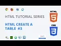 HTML Tutorial for Beginners HTML Table TR TD Colspan RowSpan Hindi