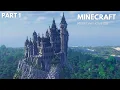 Minecraft How to build a Medieval Castle Minecraft Tutorial Part 1