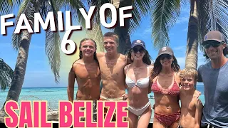 Family of 6 Sail Belize