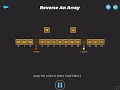 Visualization of Reversing of an Array
