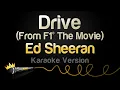 Download Lagu Ed Sheeran - Drive (From F1® The Movie) (Karaoke Version)