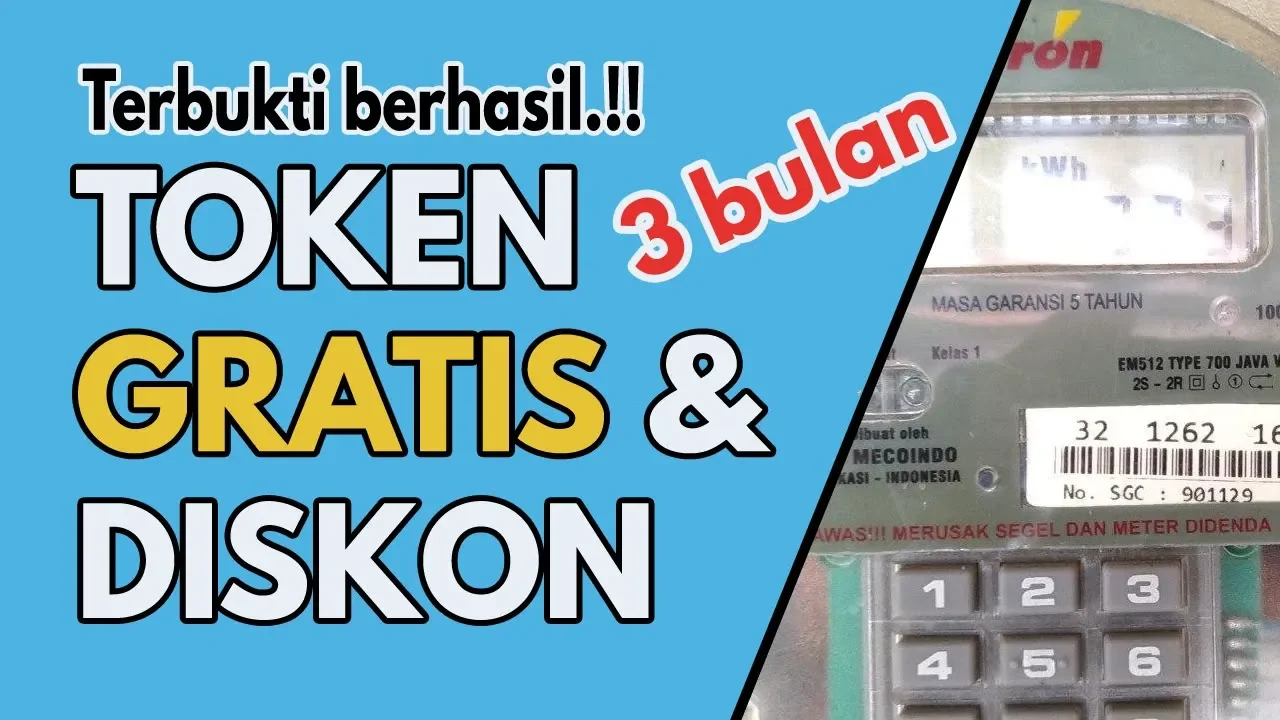 Cara Mendapatkan Token Listrik Gratis September 2020. 