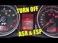 How to Turn Off ASR and ESP on Audi TT Mk2 VW Seat Skoda